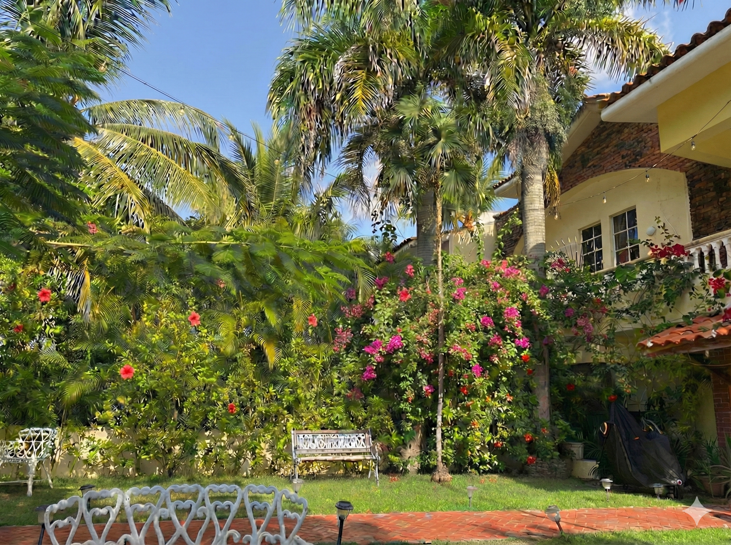 Sweet Home Punta Cana boutique guest house garden and patio